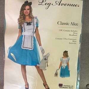 Leg Avenue Classic Alice WOMEN’S  Costume Size L